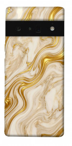 Чехол Liquid gold marble для Google Pixel 6 Pro