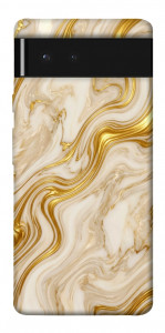 Чохол Liquid gold marble для Google Pixel 6