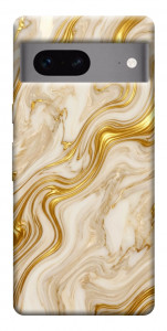 Чехол Liquid gold marble для Google Pixel 7