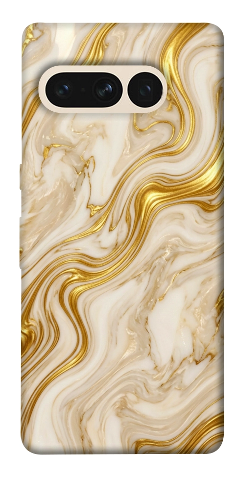 Чохол Liquid gold marble для Google Pixel 7 Pro