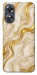 Чехол Liquid gold marble для Oppo A17