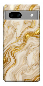 Чохол Liquid gold marble для Google Pixel 7A