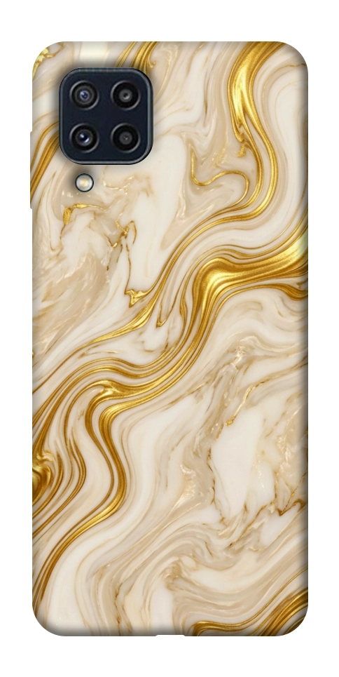Чехол Liquid gold marble для Galaxy M32