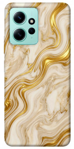 Чохол Liquid gold marble для Xiaomi Redmi Note 12 4G