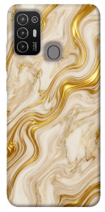 Чохол Liquid gold marble для ZTE Blade A52