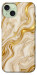 Чехол Liquid gold marble для iPhone 15 Plus
