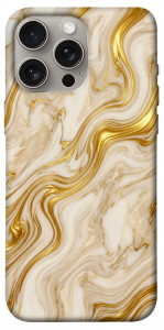 Чехол Liquid gold marble для iPhone 15 Pro Max