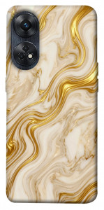 Чохол Liquid gold marble для Oppo Reno 8 T 4G