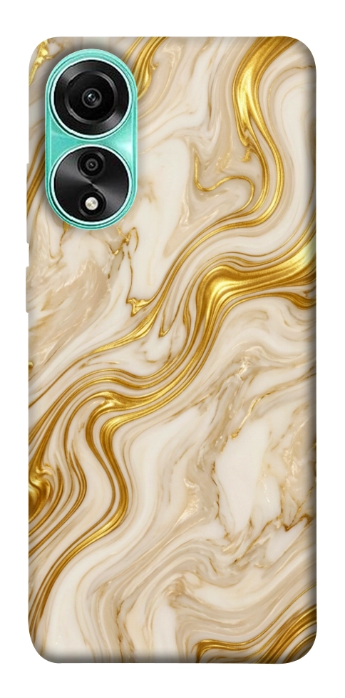 Чохол Liquid gold marble для Oppo A78 4G