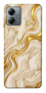 Чохол Liquid gold marble для Motorola Moto G14