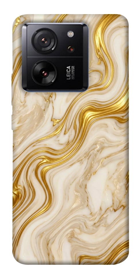 Чохол Liquid gold marble для Xiaomi 13T
