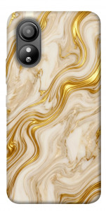 Чехол Liquid gold marble для ZTE Blade L220