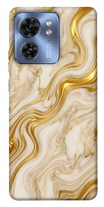 Чохол Liquid gold marble для Motorola Edge 40