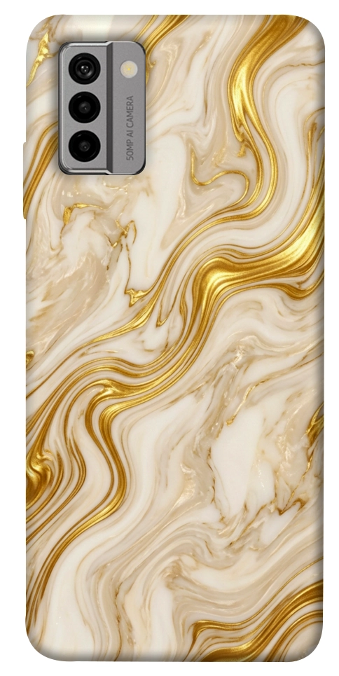 Чехол Liquid gold marble для Nokia G22