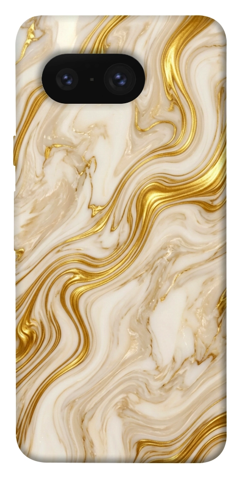 Чехол Liquid gold marble для Google Pixel 8