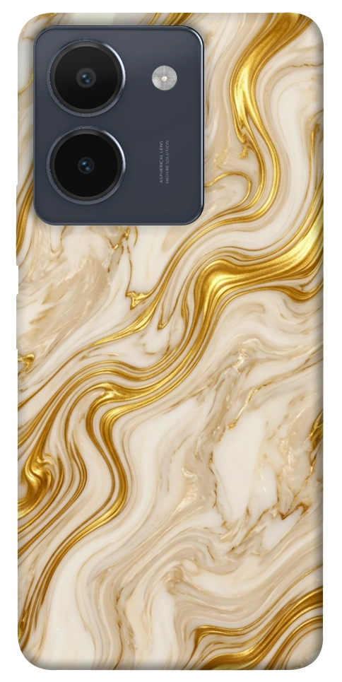 Чохол Liquid gold marble для Vivo Y36
