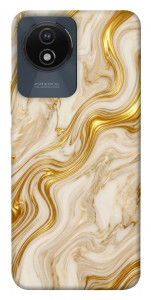 Чохол Liquid gold marble для Vivo Y02