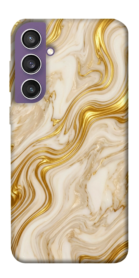 Чехол Liquid gold marble для Galaxy S23 FE