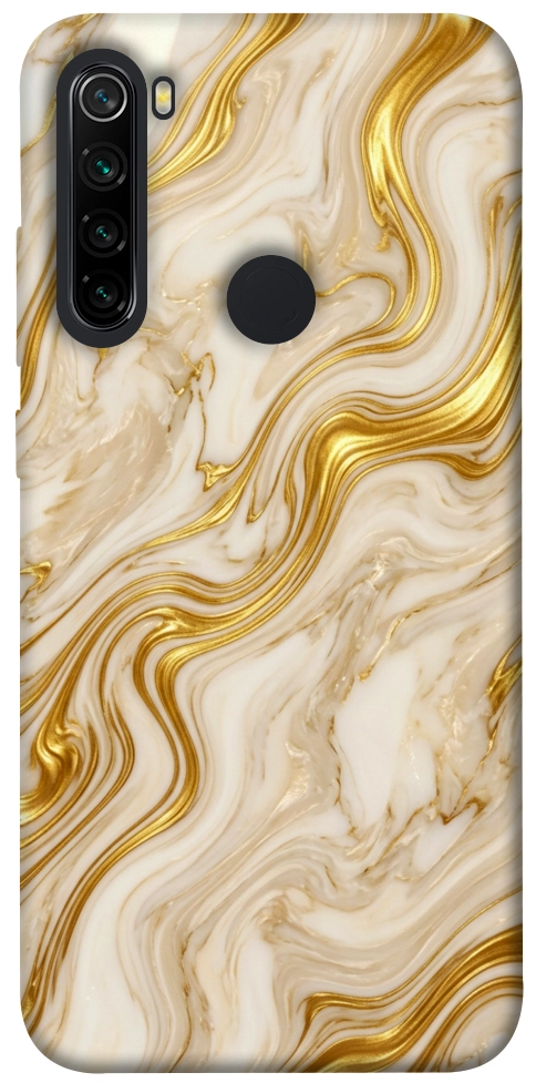 Чохол Liquid gold marble для Xiaomi Redmi Note 8 2021