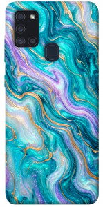 Чехол Mermaid marble для Galaxy A21s (2020)