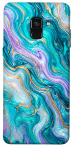 Чехол Mermaid marble для Galaxy A8 (2018)