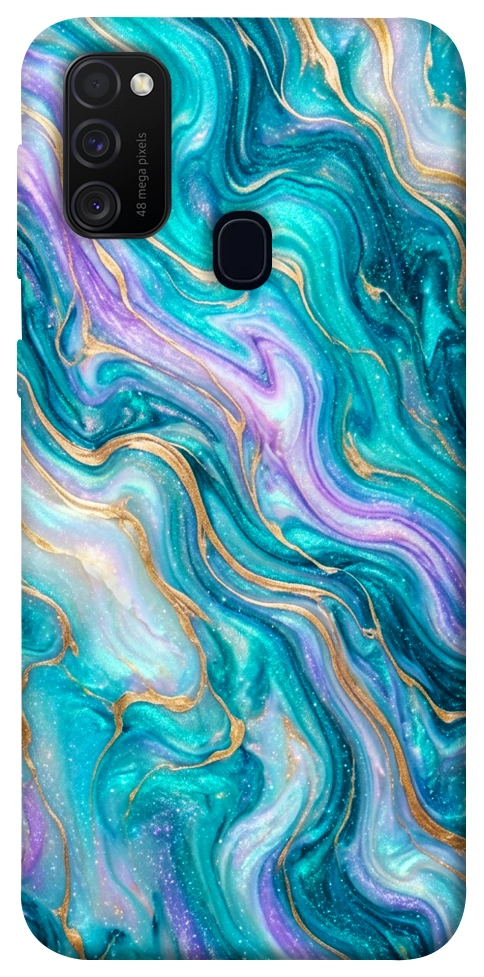 Чехол Mermaid marble для Galaxy M30s