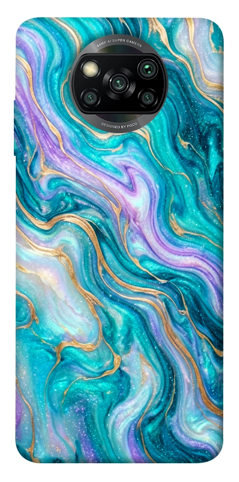 Чехол Mermaid marble для Xiaomi Poco X3 NFC