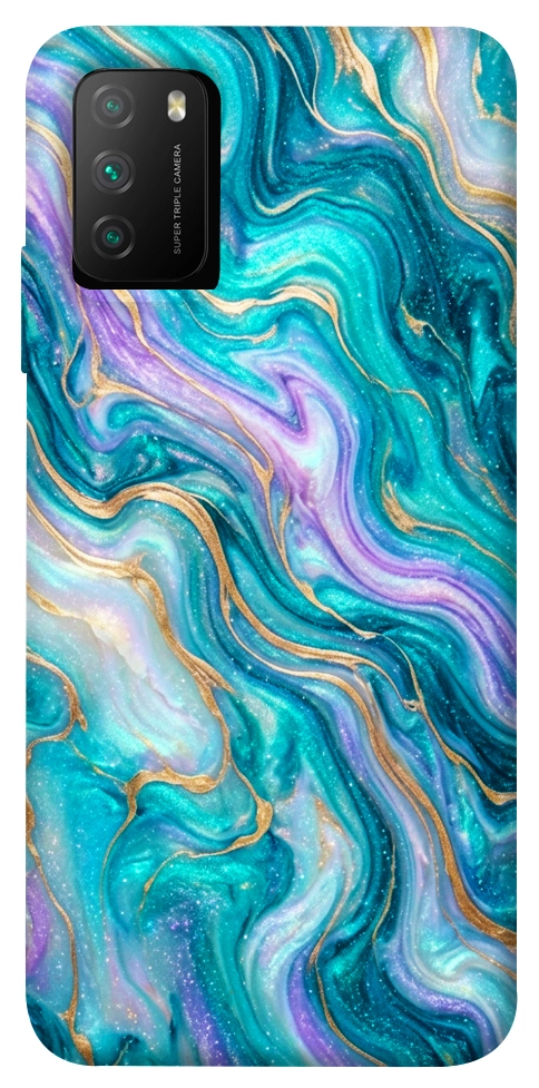 Чехол Mermaid marble для Xiaomi Poco M3