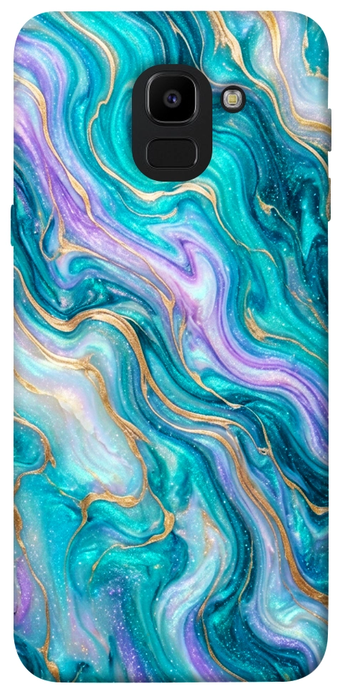 Чехол Mermaid marble для Galaxy J6 (2018)