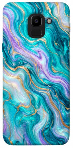Чехол Mermaid marble для Galaxy J6 (2018)