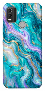 Чохол Mermaid marble для Nokia C21 Plus