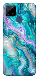 Чехол Mermaid marble для Realme C15