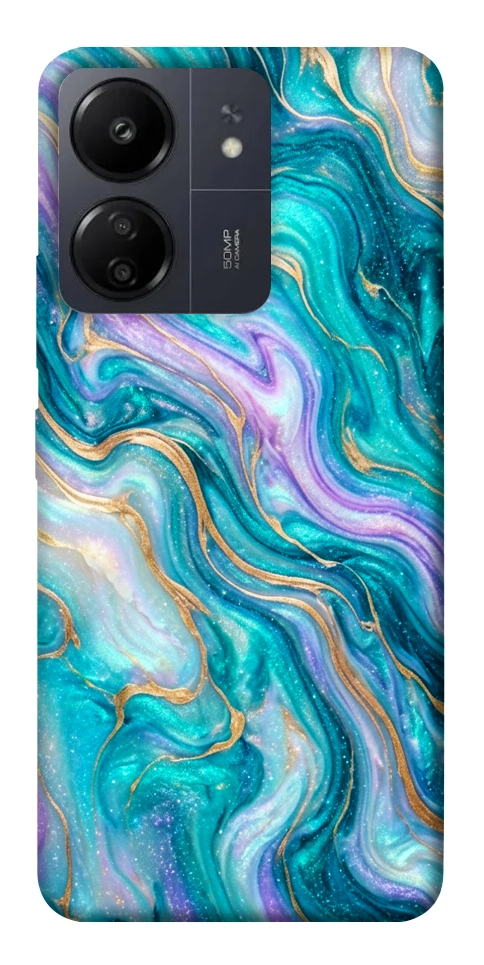 Чехол Mermaid marble для Xiaomi Redmi 13C