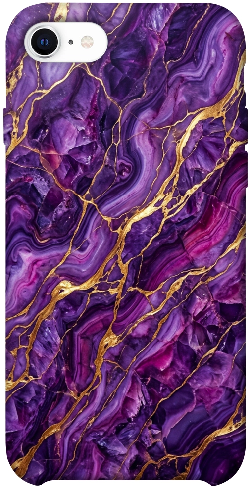 Чехол Purple gold для iPhone SE (2020)
