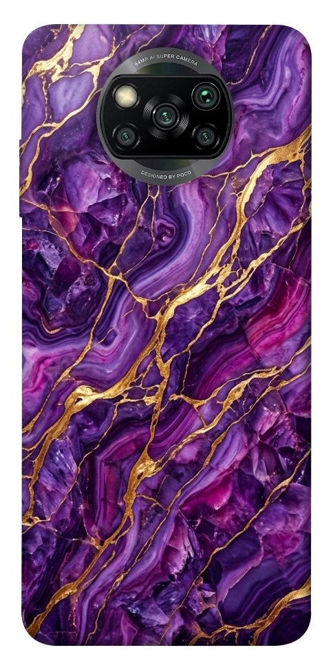 Чехол Purple gold для Xiaomi Poco X3 NFC