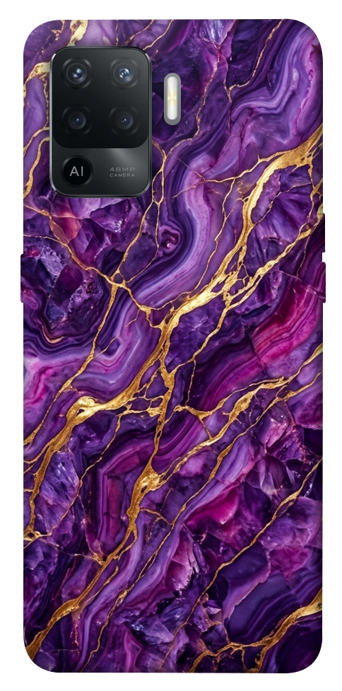 Чехол Purple gold для Oppo Reno 5 Lite