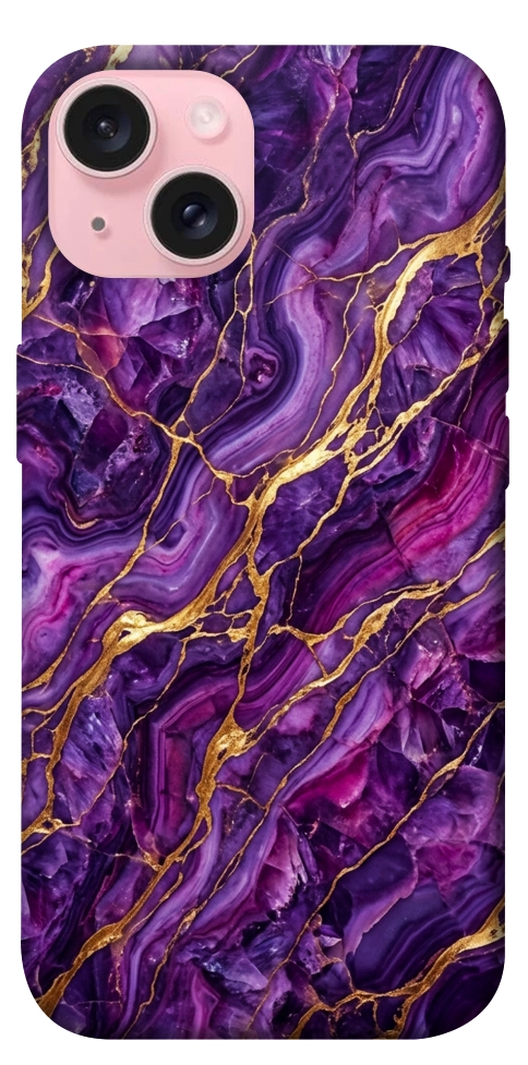 Чехол Purple gold для iPhone 15
