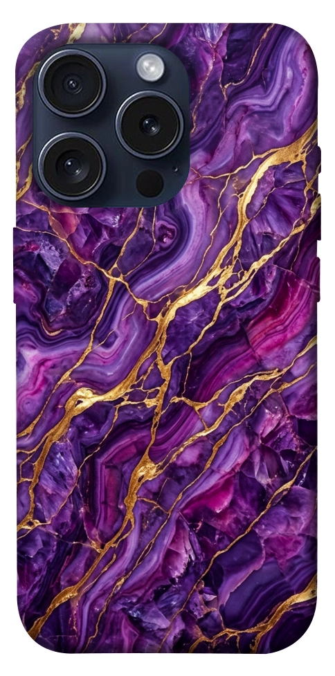 Чехол Purple gold для iPhone 15 Pro