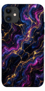 Чехол Purple space marble для iPhone 11