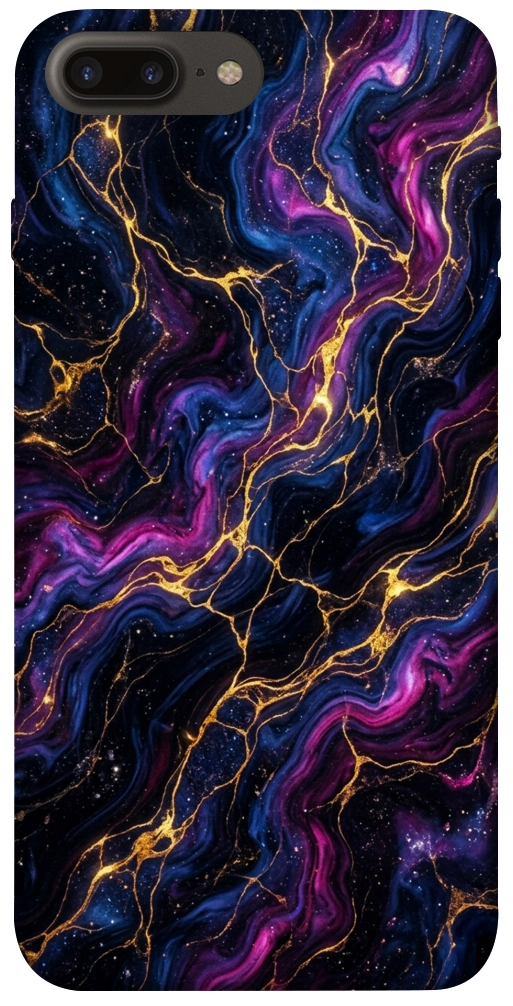 Чохол Purple space marble для iPhone 7 Plus