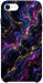 Чехол Purple space marble для iPhone SE (2020)