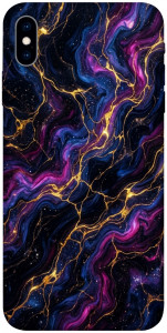 Чохол Purple space marble для iPhone X