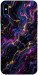 Чохол Purple space marble для iPhone X