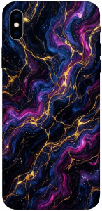Чехол Purple space marble для iPhone XS Max