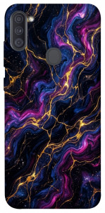 Чехол Purple space marble для Galaxy A11 (2020)