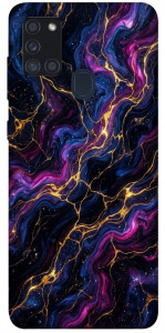 Чехол Purple space marble для Galaxy A21s (2020)