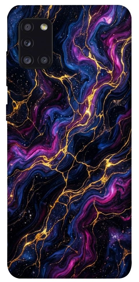 Чехол Purple space marble для Galaxy A31 (2020)