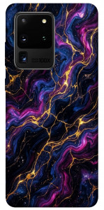 Чехол Purple space marble для Galaxy S20 Ultra (2020)