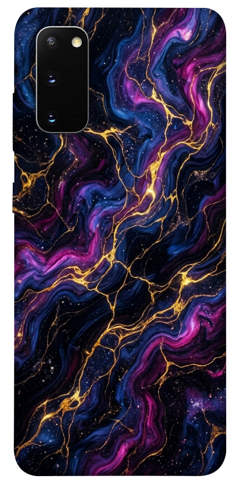 Чохол Purple space marble для Galaxy S20 (2020)