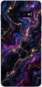 Чехол Purple space marble для Galaxy S10 Plus (2019)